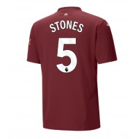 Camiseta Manchester City John Stones #5 Tercera Equipación Replica 2024-25 mangas cortas